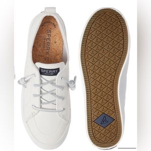 Sperry women's white sneakers